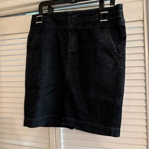 One Song Dark Denim Pencil Skirt size L